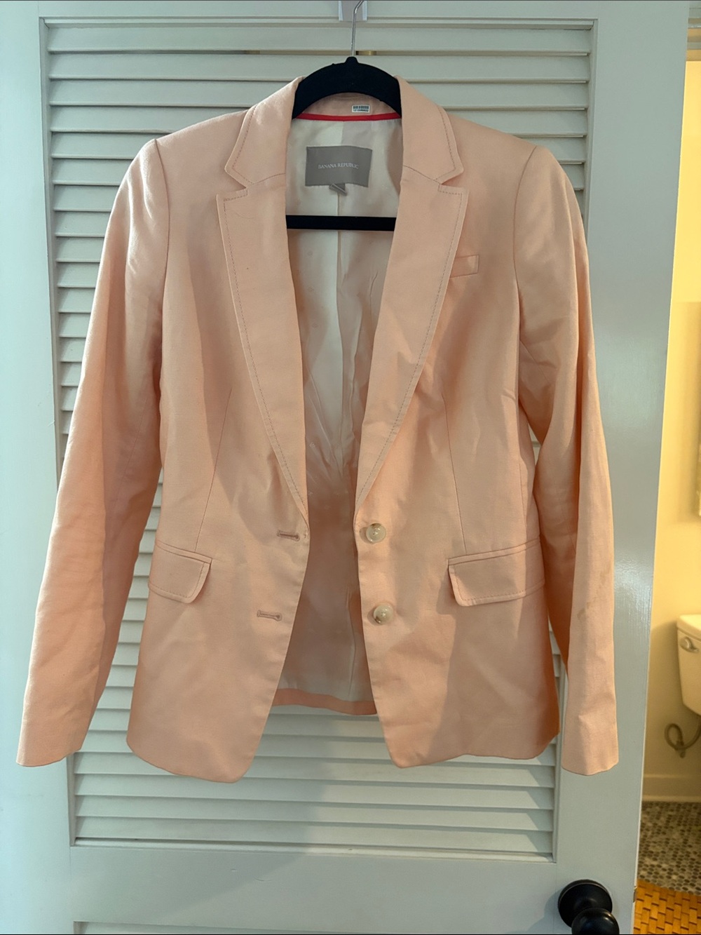 Banana Republic Light Peach Blazer